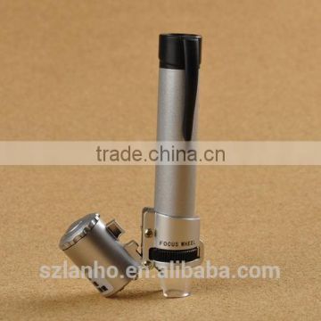 100X MINI LED Pen-shaped focusing detecting microscope