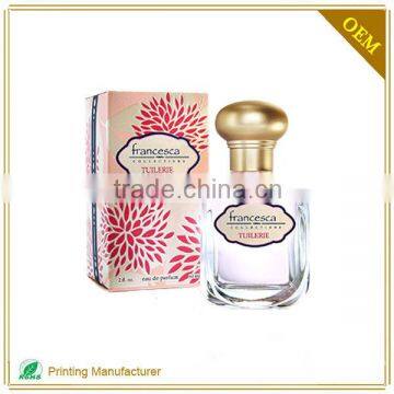 High Quality Perfume Bottle Glass Sticker With LOGO Printing