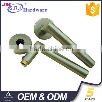 Top Sale Rubber Rose Interior 304 Stainless Steel Door Handle photo-4