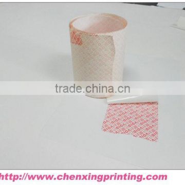 Eco-friendly Non-toxic OEM permanent Paper Custom retail Adhesive Sticker