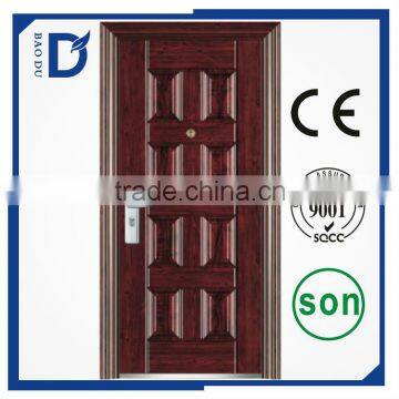 China Galvanized Steel Door Frame and Steel Entrance Door photo-6