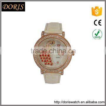 Latest PU leather band fashion girl Watches