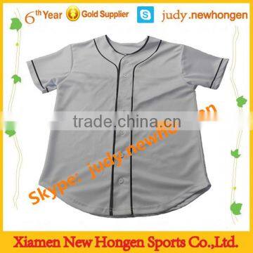 China quick dry baseball tops, baseball jerseys plain