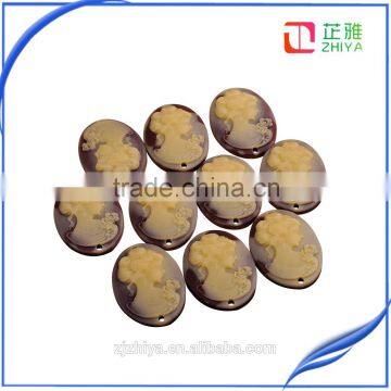 Wholesale Cameo Brooch Accessory Resin Cameo photo-2