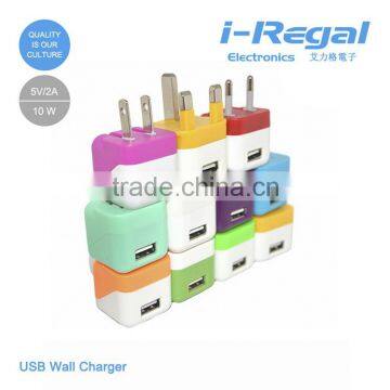 Brand new DC12-24V fold plug usb home charger made in China