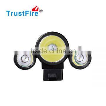 Hot sale TrustFire wholesale TR-D003 1800 lm one CREE XM-L 2 light and two XPE-R2 lights bicycle led flashlight