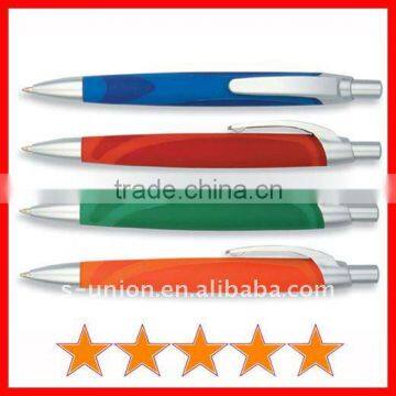 Good quality plastic retractable ballpoint pen (B0386)