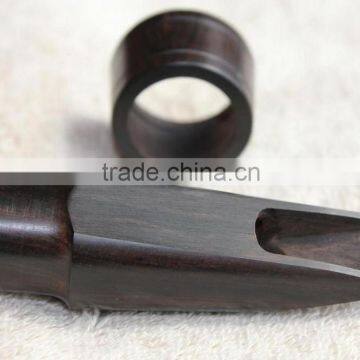 saxophone mouthpiece ebony wood material maple case