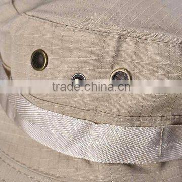 100%Cotton Canvas Hunting Fishing Outdoor Wide Brim Military Bucket Hat photo-5