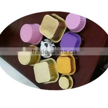 Colorful Aluminum Foil Baking Cup With Plastic Lids photo-4
