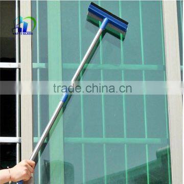colored reflective glass stair railing grey green blue bronze glass top partition wall color glass partition wall
