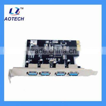 usb3.0 4-port pci express adapter card