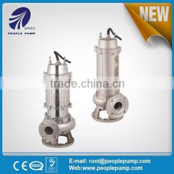 long lasting non-clog WQP stainless steel 304 sewage pumps