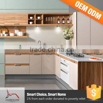 Wooden Cabinets Cheap Melamine Modular Kitchen Cabinet For Vietnam