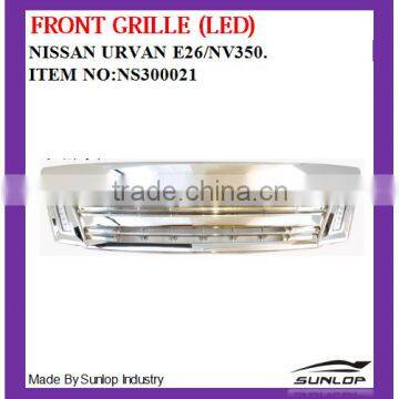 New Products Auto Spare Parts Front Grille LED NS300021 for NS Urvan E26/NV350 2013 up