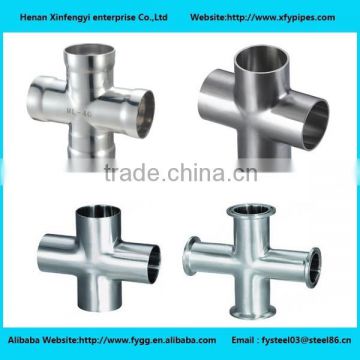 MSS SP-43 Pipe Fitting Cross plain equal 90degree