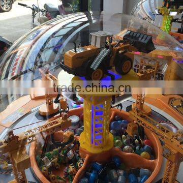 Family Excavator Game Machine Family Games Attractive Excavator Grab Prize Vending Machine Coin Pusher Game Machine