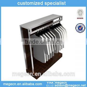 metal exhibition garment horizontal bar display shelf