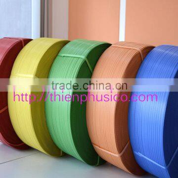 Grade 12mm clourful PP Plastic packing strap