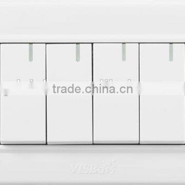 High Quality 10A 250V DC Isolator Switch 4 Gang 1 Way Switch photo-3