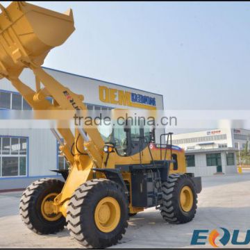 hydraulic articulated zl50 front end wheel loader with CE,pilot joystick,tipping cab