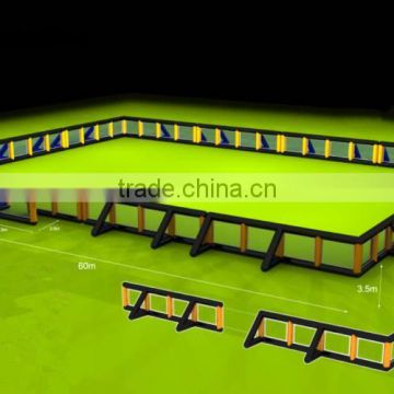 Big size customized outdoor paintball arena/inflatable paintball field