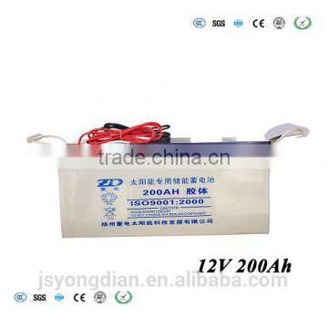 solar battery 1 gel 12v 200ah