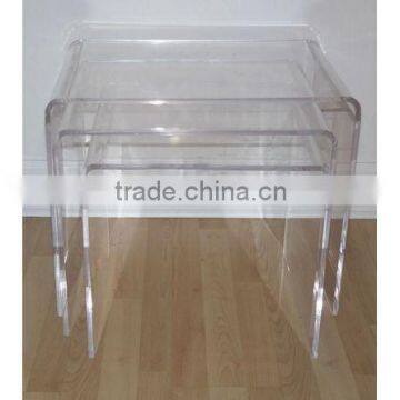 Clear Acrylic Nest of Tables C0118004