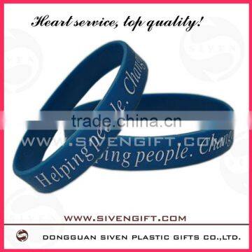 promotion item energye embossed pvc wristband advertising