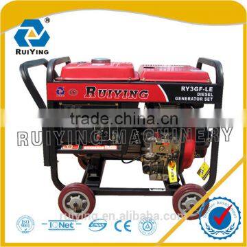 portable Air cooled Diesel Generator 3KVA