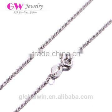 Fine Jewelry S925 Sterling Silver Chain For Pendants