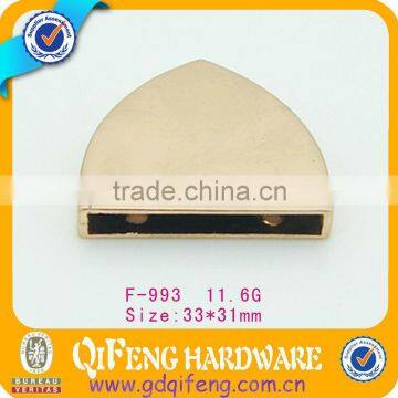 2014 fashion gold plated bag accessories metal edge of handbags corner f-993