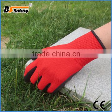 BSSAFETY black foam latex coating glove