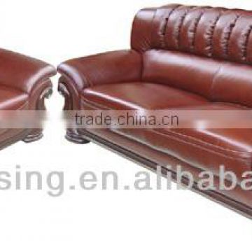 elegant classic leather sofa set