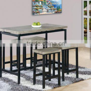 High Quality New Design Modern Metal Dining Set Suppliers