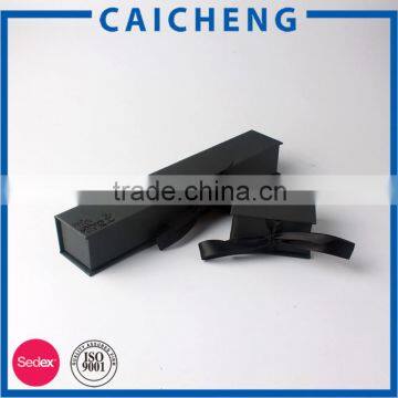 Black gift paper box for jewellery