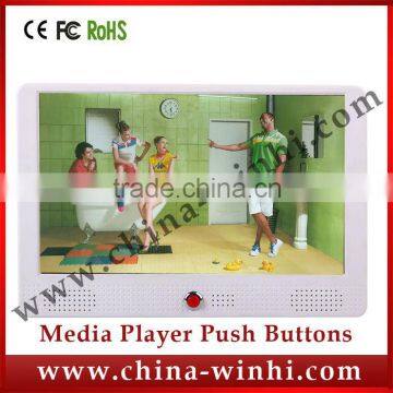 10.2 inch Full New lcd screen restaurant video external push button lcd advertising player mini pc media player