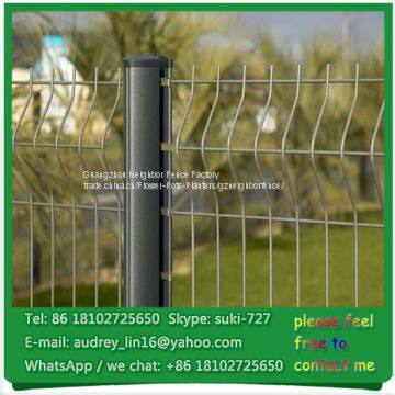 Green Powder Coated Decorative Wire Mesh Fence for Boundary Wall photo-2