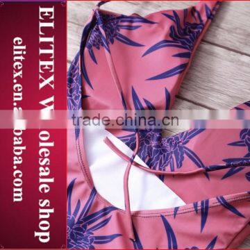 Stock Wholesale Red Seamless Fashion One Piece Woman Bikini Swimwear 2017 photo-3