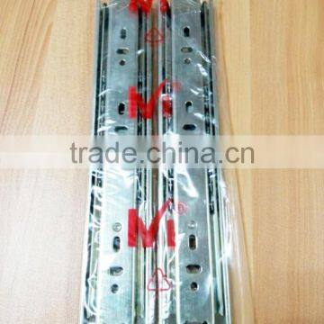 3 Fold 45mm Width Steel Ball Bearing Heavy Duty Drawer Slide photo-5