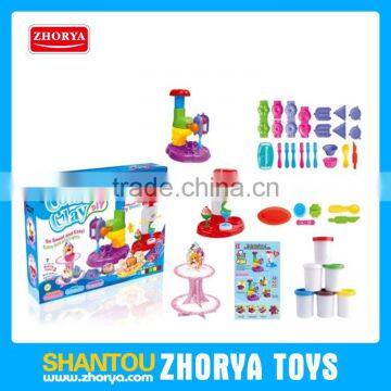 Zhorya 2016 new children DIY ice cream color dough play set