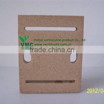 Vermiculite fireproof panels for stove interior lining, regular & irregular shape