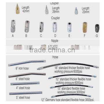 Grease gun cartridge,grease gun coupler,grease gun nipple,grease gun hose