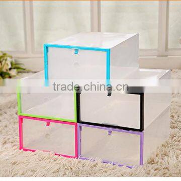 2016 Best Selling Clear Plastic Shoes Storage Box Household Articles Bins for Sale photo-5
