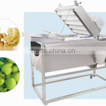 double brush type cleaning machine stainless steel used for ginger garlic strawberries potato carrots jujube sweet potato