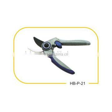 CHINA high quality 7-1/8" aluminum alloy handle with plastic safty lock gardening tools for pruning shears