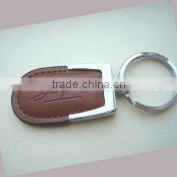 Waterproof Leather Key fob with printing Logo