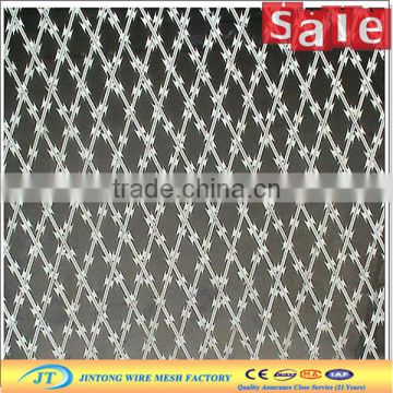 galvanized welded razor barbed wire fencing