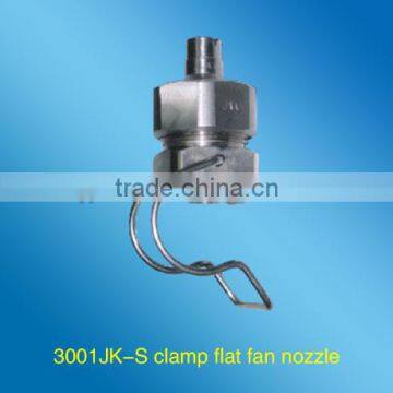 steel hot sell adjustable full cone clamp nozzle