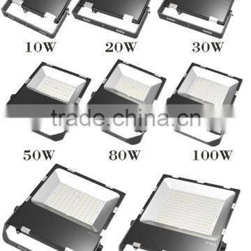 IP65 Die Casting Aluminum 80w Thin LED Flood Light Housing